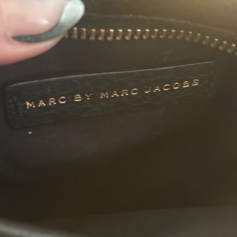 NWOT Marc by Marc Jacobs Q Percy Black Pebbled Leather Crossbody Mini Bag Purse - Picture 8 of 9